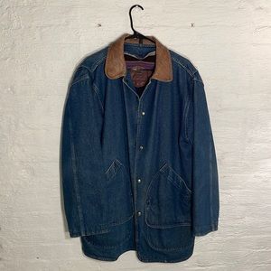 Woolrich Denim Chore Jacket sz M